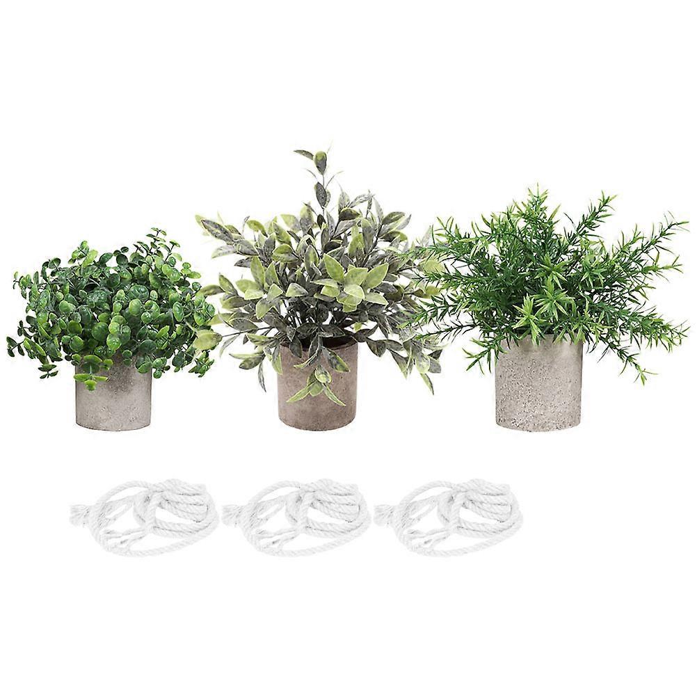 Simulation Potted Plants Artificial Bonsai Ornament Graduation Ceremony 26x8cm Decorative 1Set