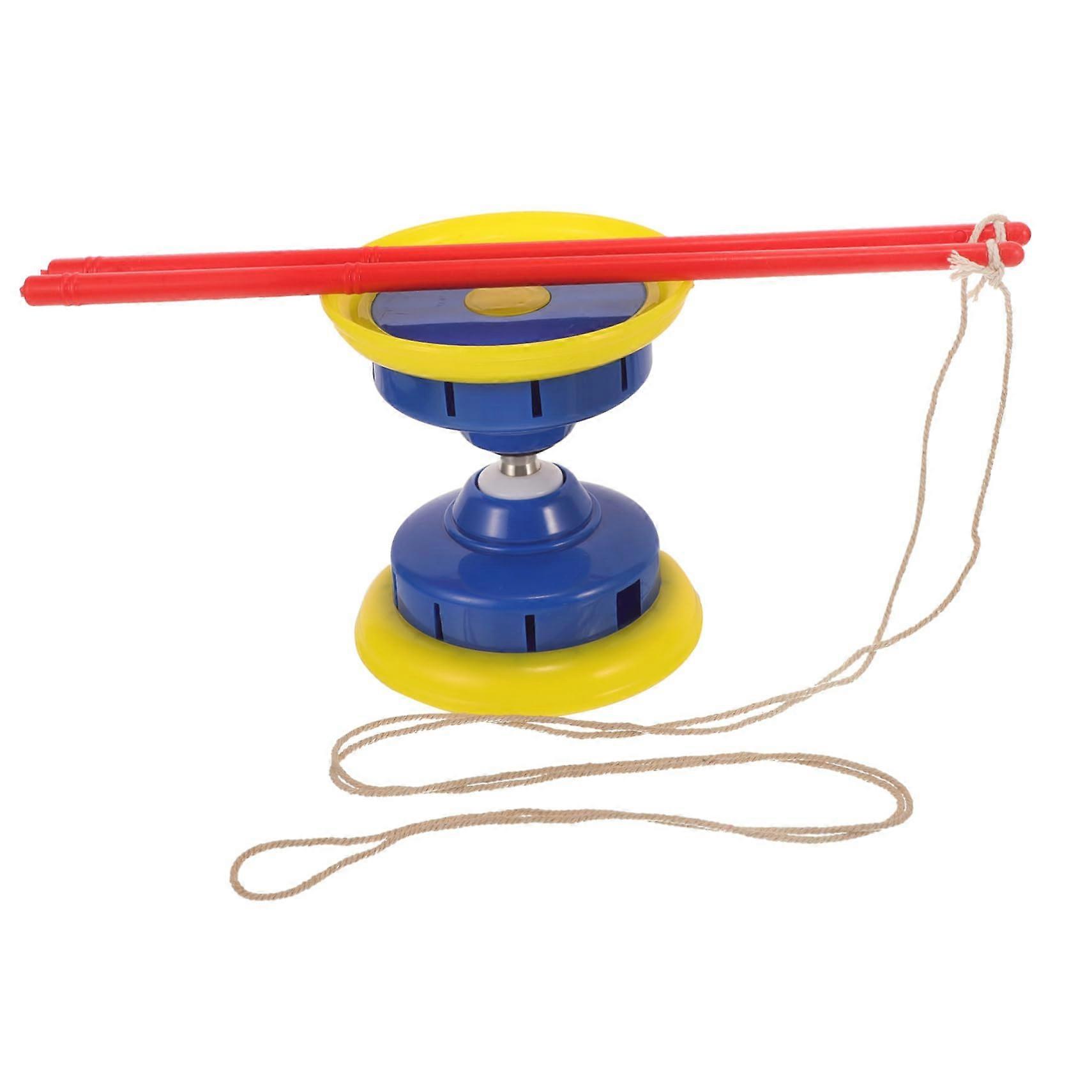 Diabolo Yoyo with Triple Professional for Adults Suitable for Fitness and Leisure Activities Random Stick Color Random Color