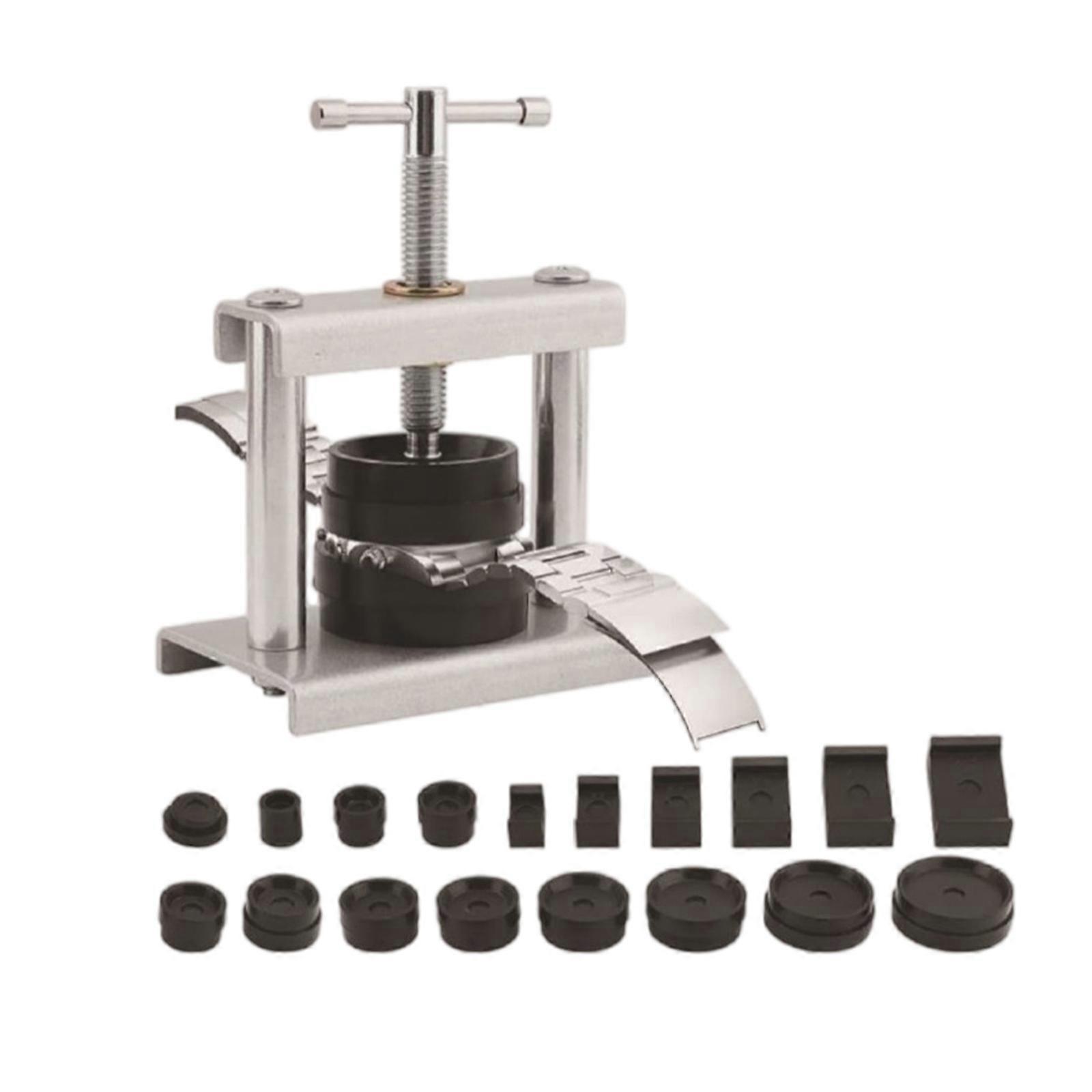 Compact Watch Case Closer Tool With Safety Grip Watch Back Press For Quick And Secure Watch Back Installation Multicolor