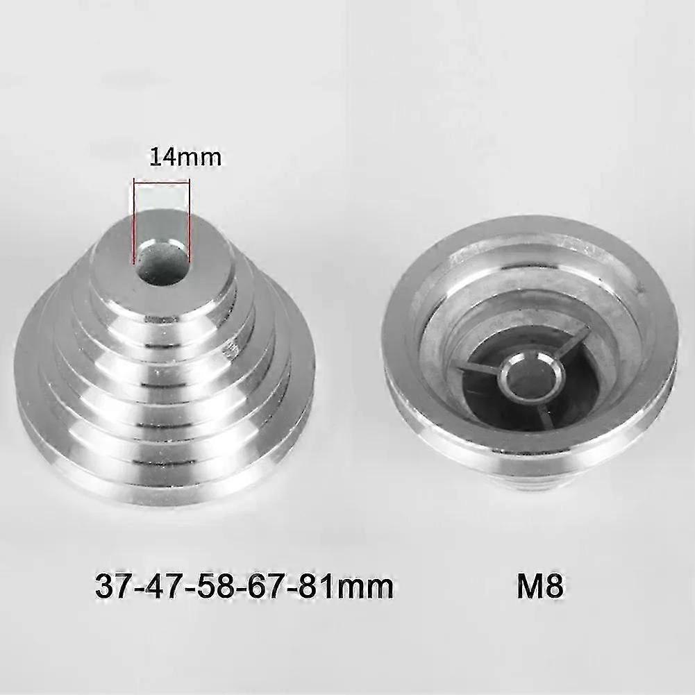 1pc 14mm/22mm Pagoda Pulley Wheel Aluminum Transmission Wheel Fit For A Type V-shaped Pulley Timing Belt