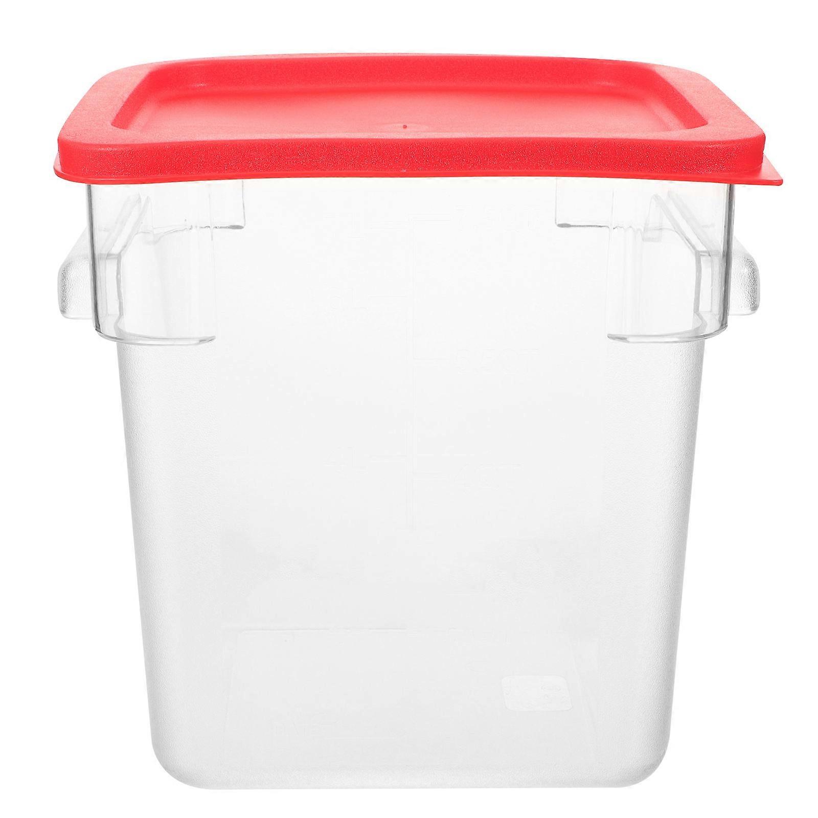 Airtight Plastic Rice Storage Container for Grains and Cereal with Large Capacity, Transparent Design