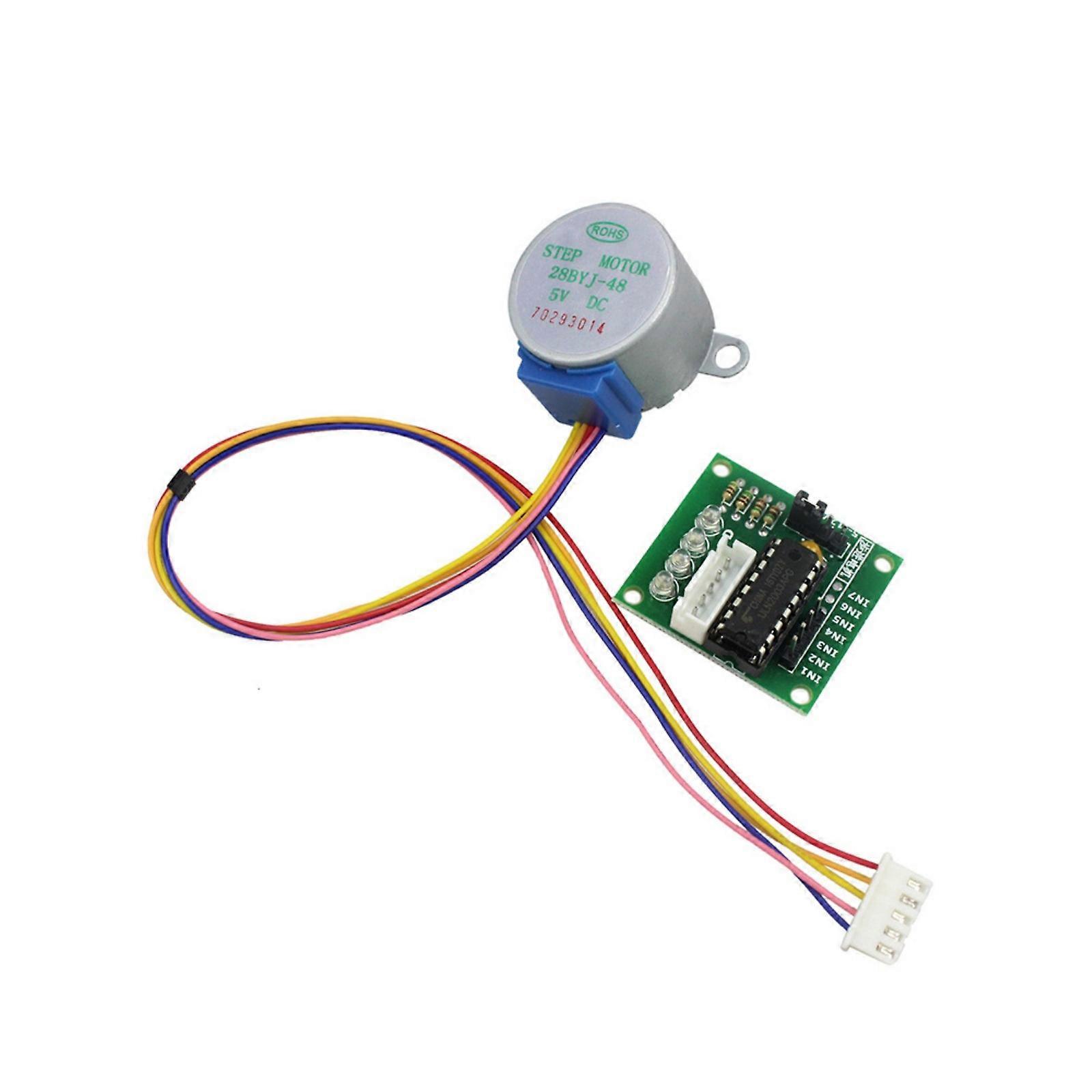 1 Set 5V Stepper Motor & ULN2003 Driver Board Comprehensive Stepper Motor for Arduinos Projects & Robotics Applications Multicolor