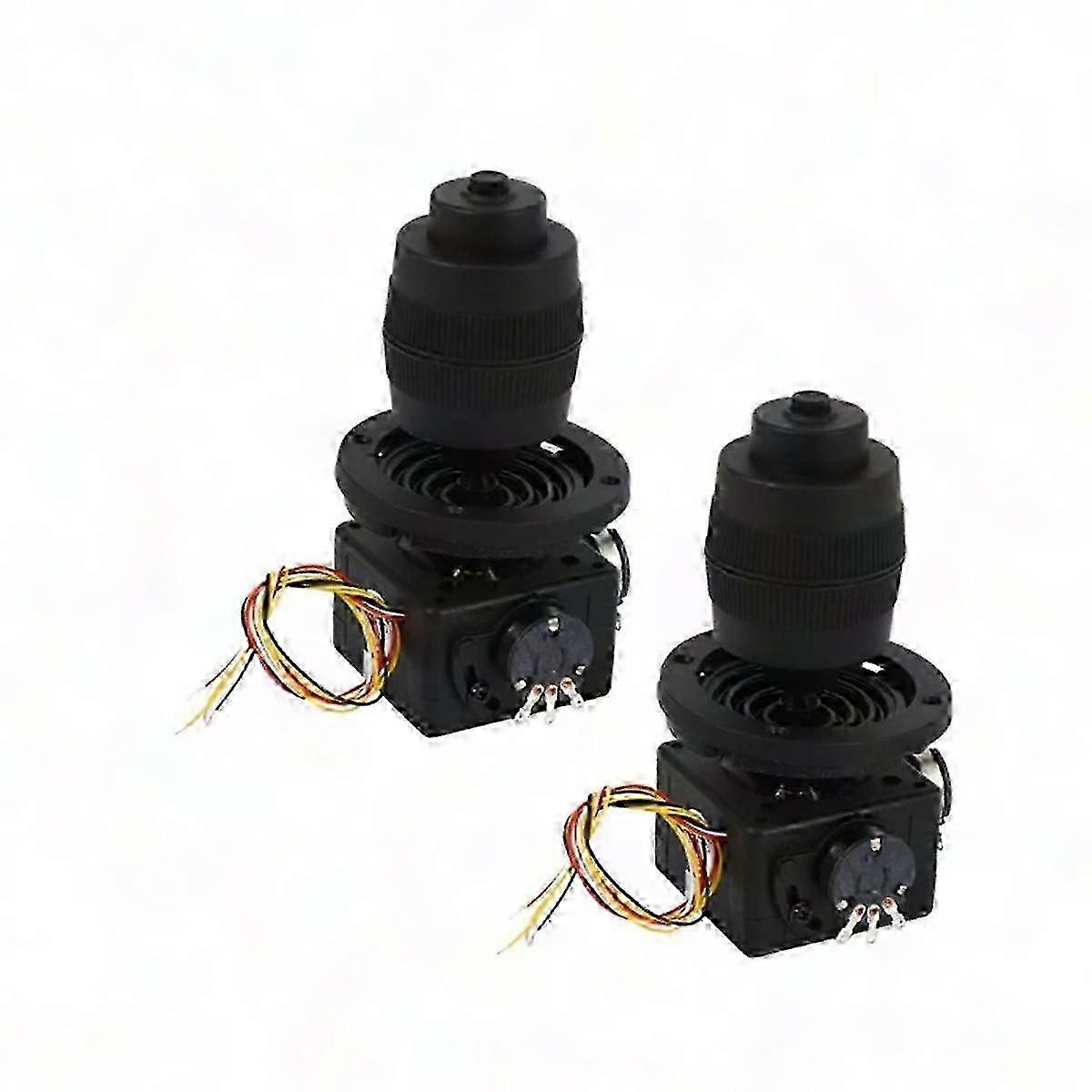 2PCS 10K 4-Axis Joystick Potentiometer with Button & Wire for D400B Controller