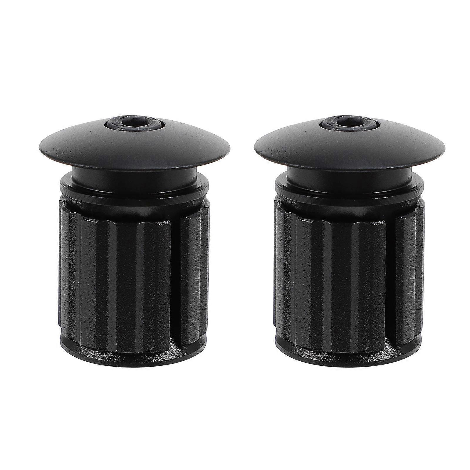 Alloy Handlebar End Caps Adjustable Locking Plugs for Road & Mountain Bikes, Lightweight, Corrosion Resistant, Easy Installation, Secure Fit