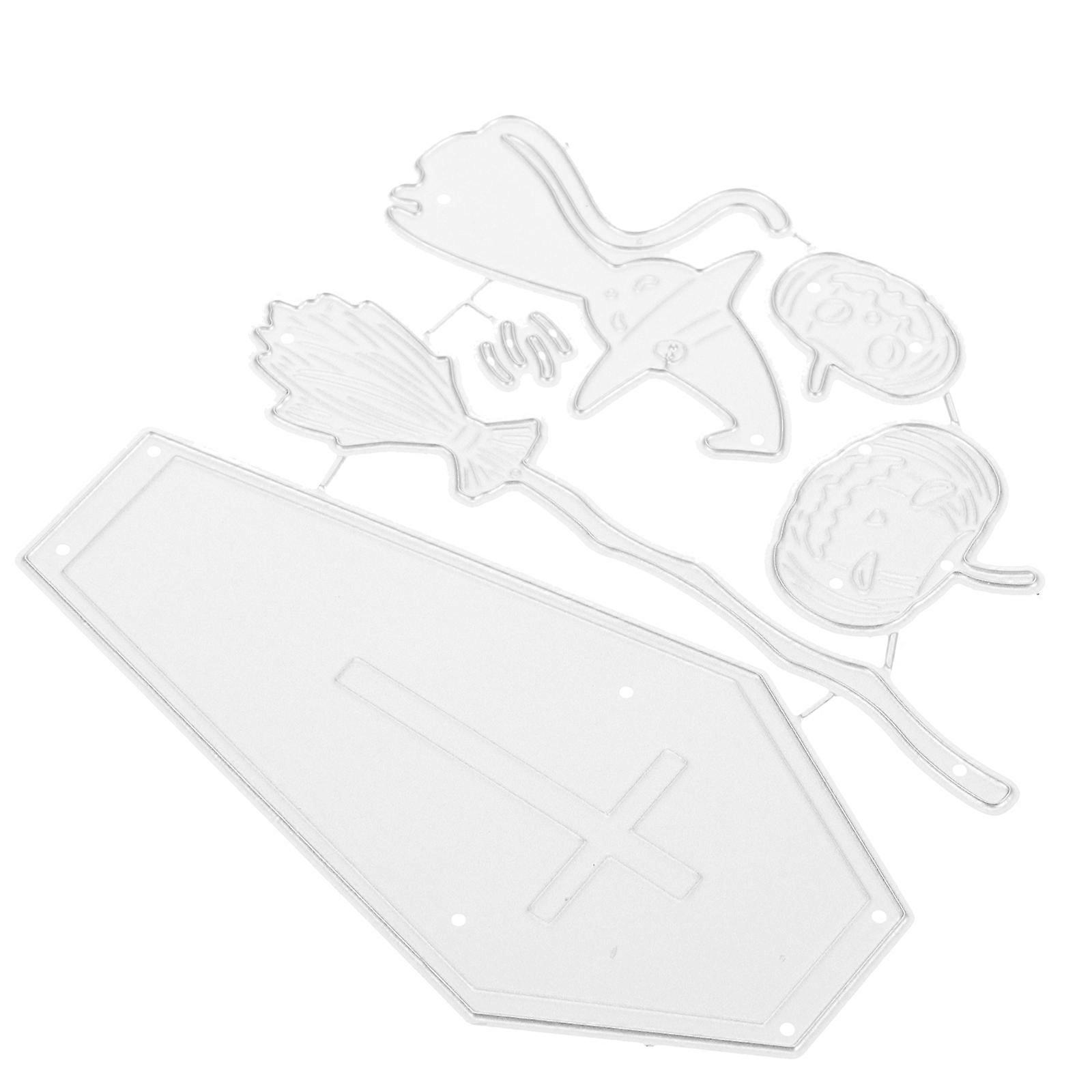 Halloween Pumpkin Cutting Die Cross Carbon Steel Mold for DIY Crafts Durable Embossing Stencil Scrapbooking Creative Projects Card Making