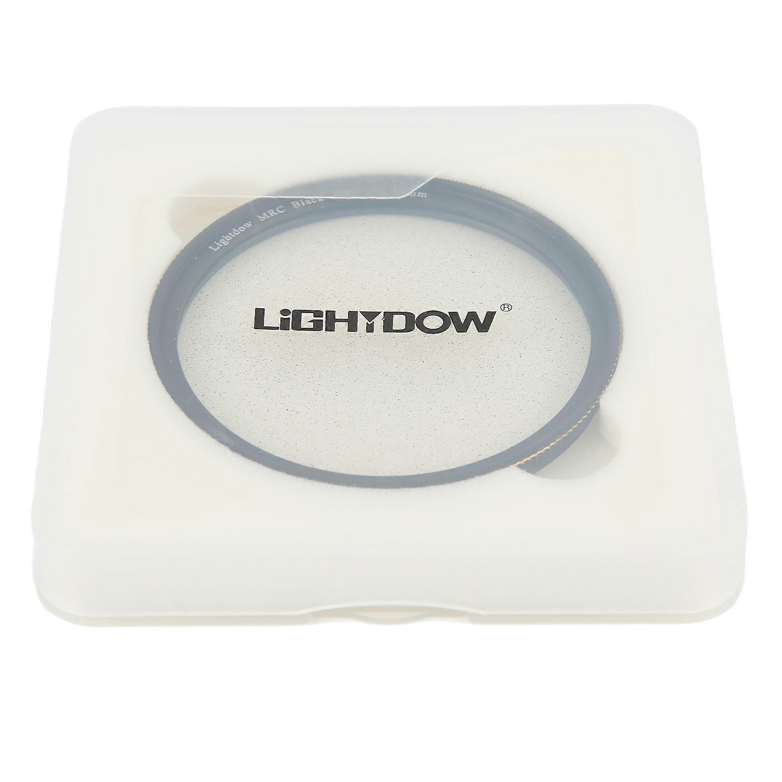 Lightdow Black Diffusion 1/4 Filter Mist Cinematic Effect Soft Focus Filter with 18 Multi Layer Coatings for Portrait Photography 62mm / 2.4in