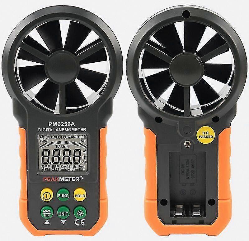 Handheld Digital Anemometer for Wind Speed, Airflow & Wind Chill - UAV Shooting (No Battery)