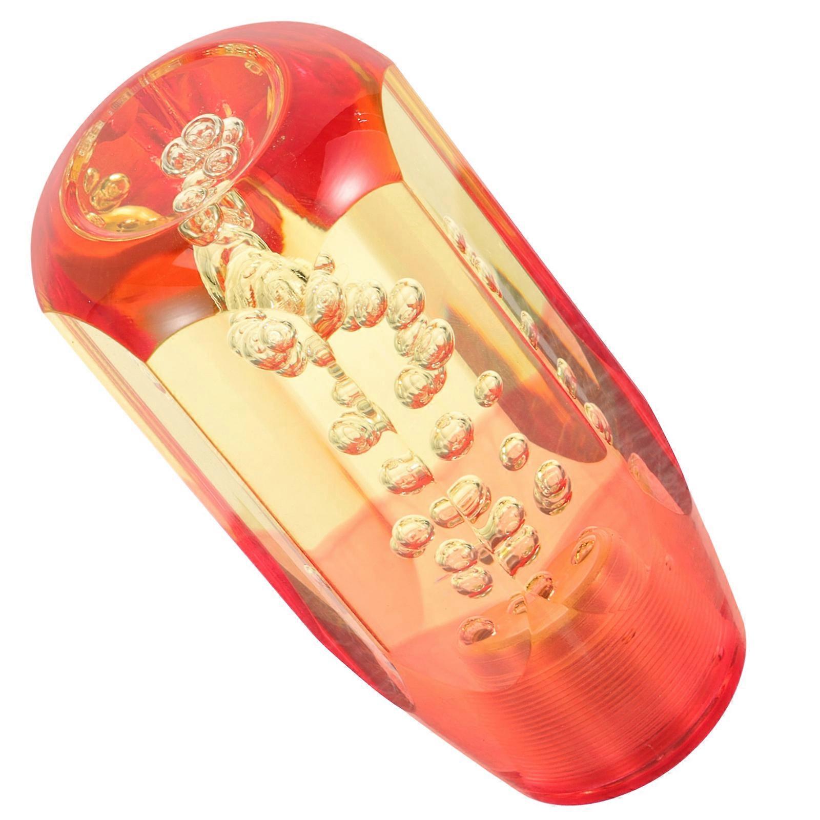 vaihdevipu sauva kahva vaihdenuppi automaattinen vaihdevipu auton omistajille kahdeksankulmainen kaksinkertainen värisuunnittelu helppo asennus 1kpl