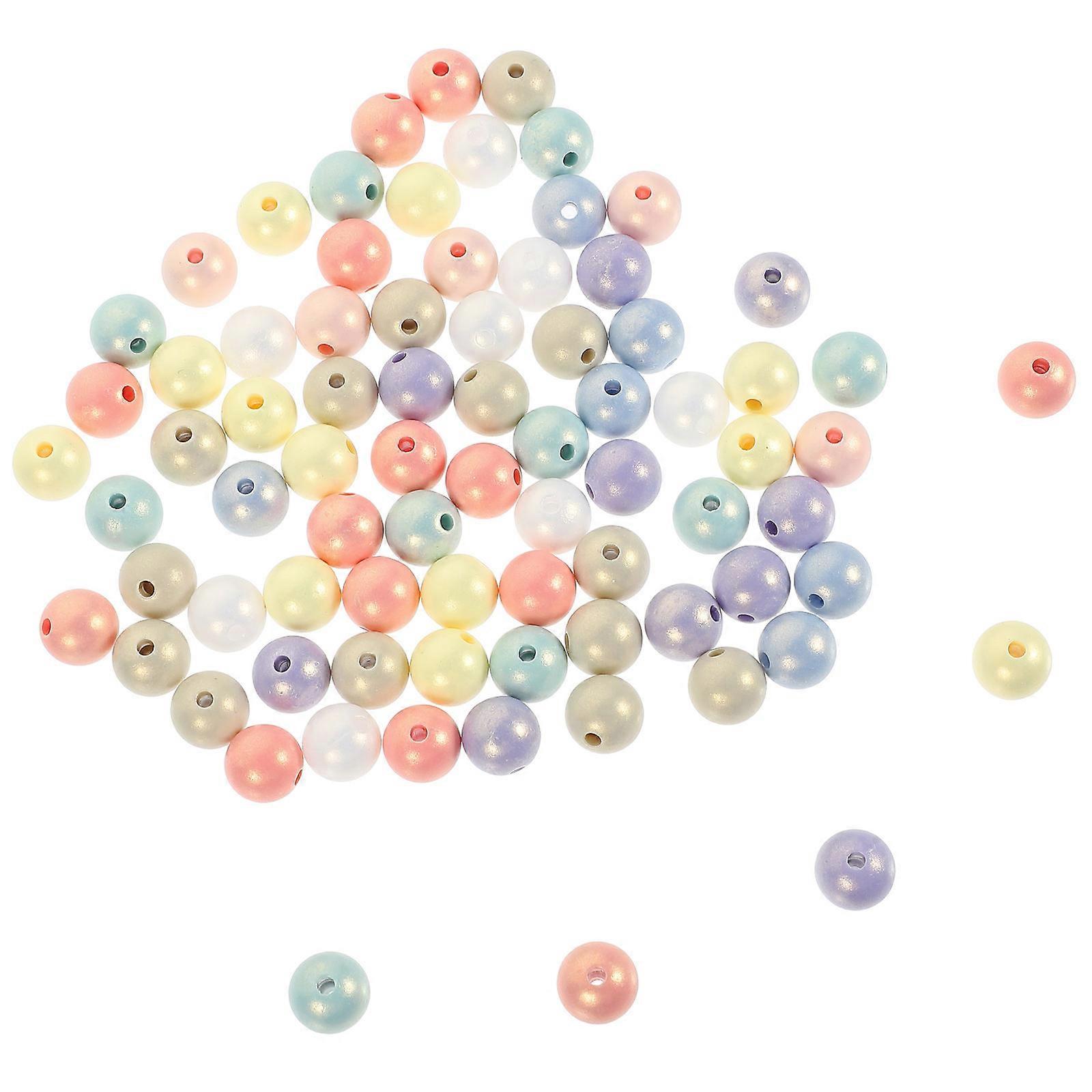 Round Craft Beads For DIY Jewelry Making Projects Assorted Color 1 Pack For Creative Bracelets And Necklaces