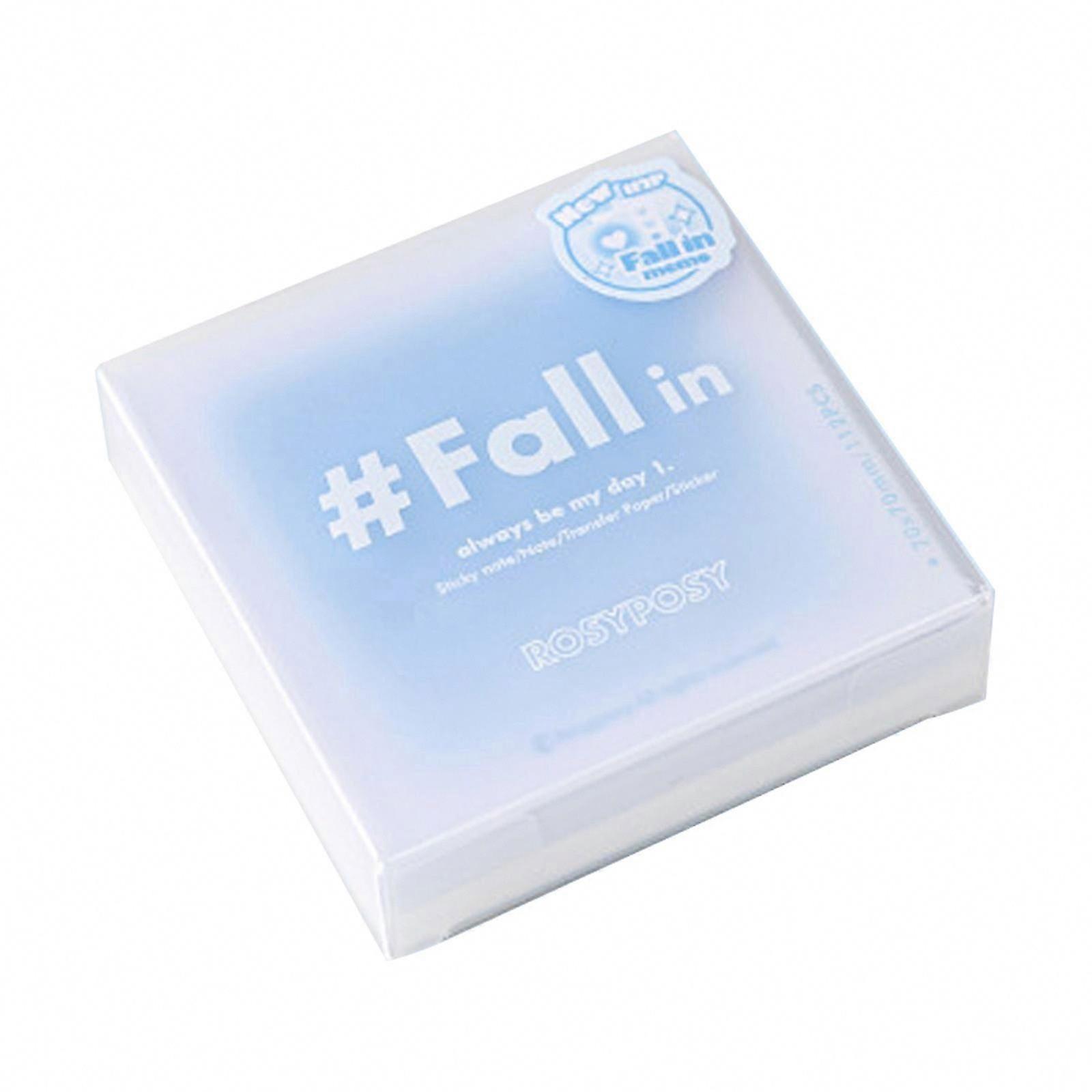 Gradient Color Note Paper 7x7cm Sticky Note Memo Pad for Writing Note Taking Journaling Reminder on Fridges Calender Red