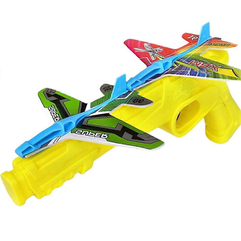 Catapult Plane Toy One Click Ejection Model Foam Airplane Bubble Catapult Plane Toy Gifts for Kids Boys Girls Toy