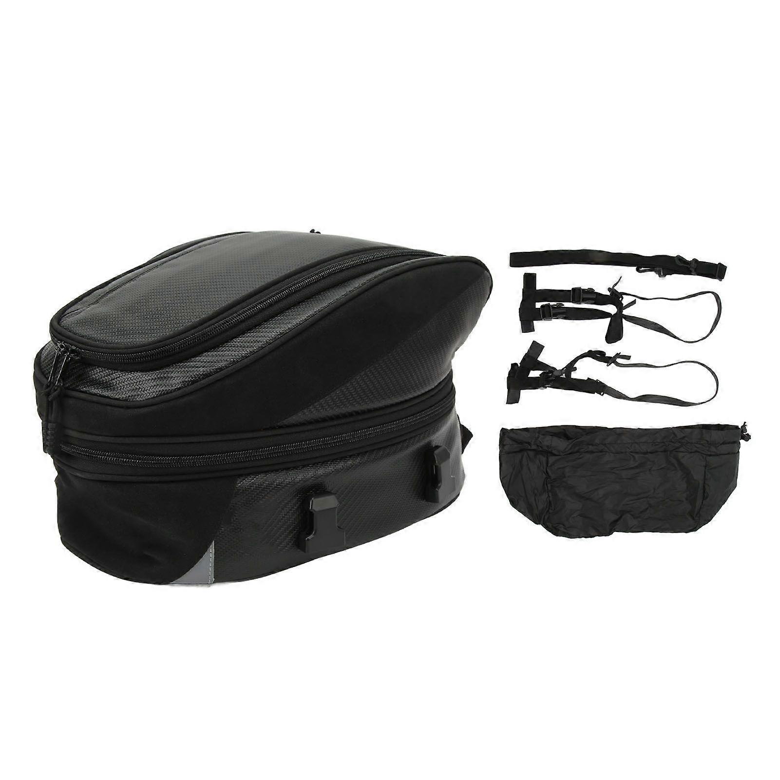 Motorcycle tail bag waterproof 10L capacity universal fit