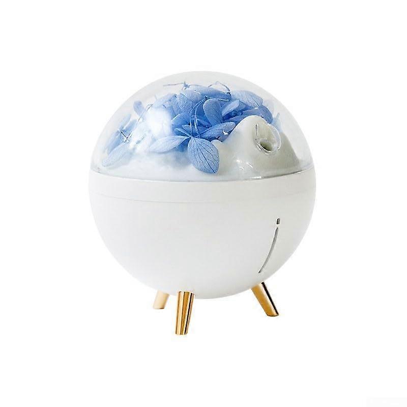 Humidifier with LED Night Light 260ml Ultrasonic Humidifier 2 Stage Spray Auto Shut Off for Bedroom Office Home Blue