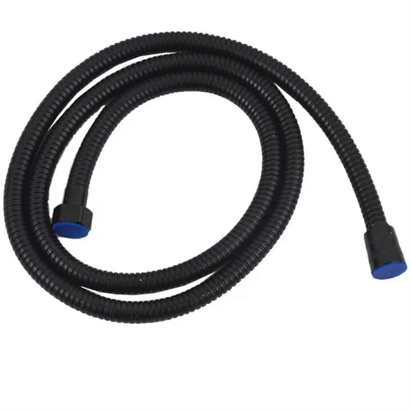 Brauseschlauch Badewanne 2 Meter Flexibler Duschschlauch Schwarz Badezimmerarmaturen Hochwertiger Material