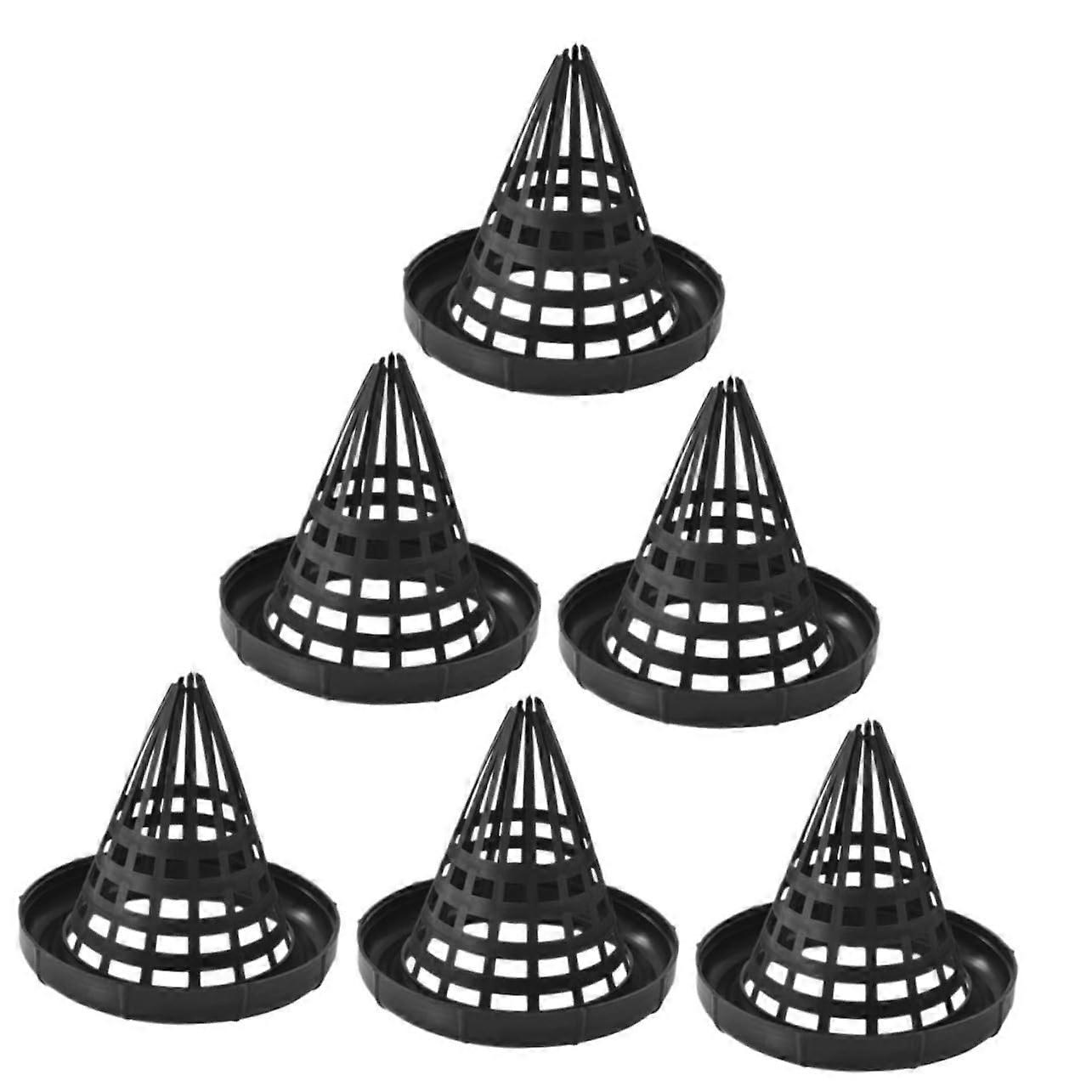 Fishing Net End Caps 6-Piece Set For Shrimp And Minnow Traps Outdoor Angling Durable Construction