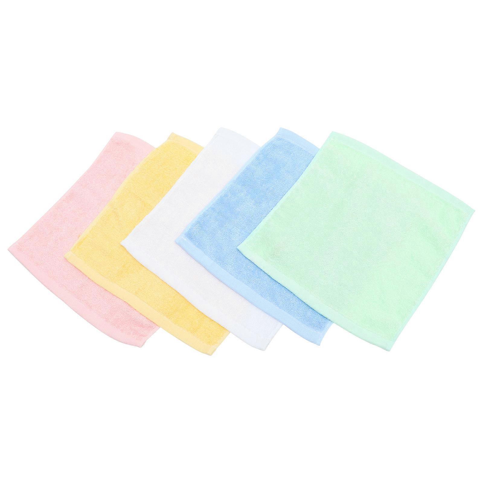 Washable Guest Towel Travel Friendly Blue 25x25cm Soft Material 10Pcs