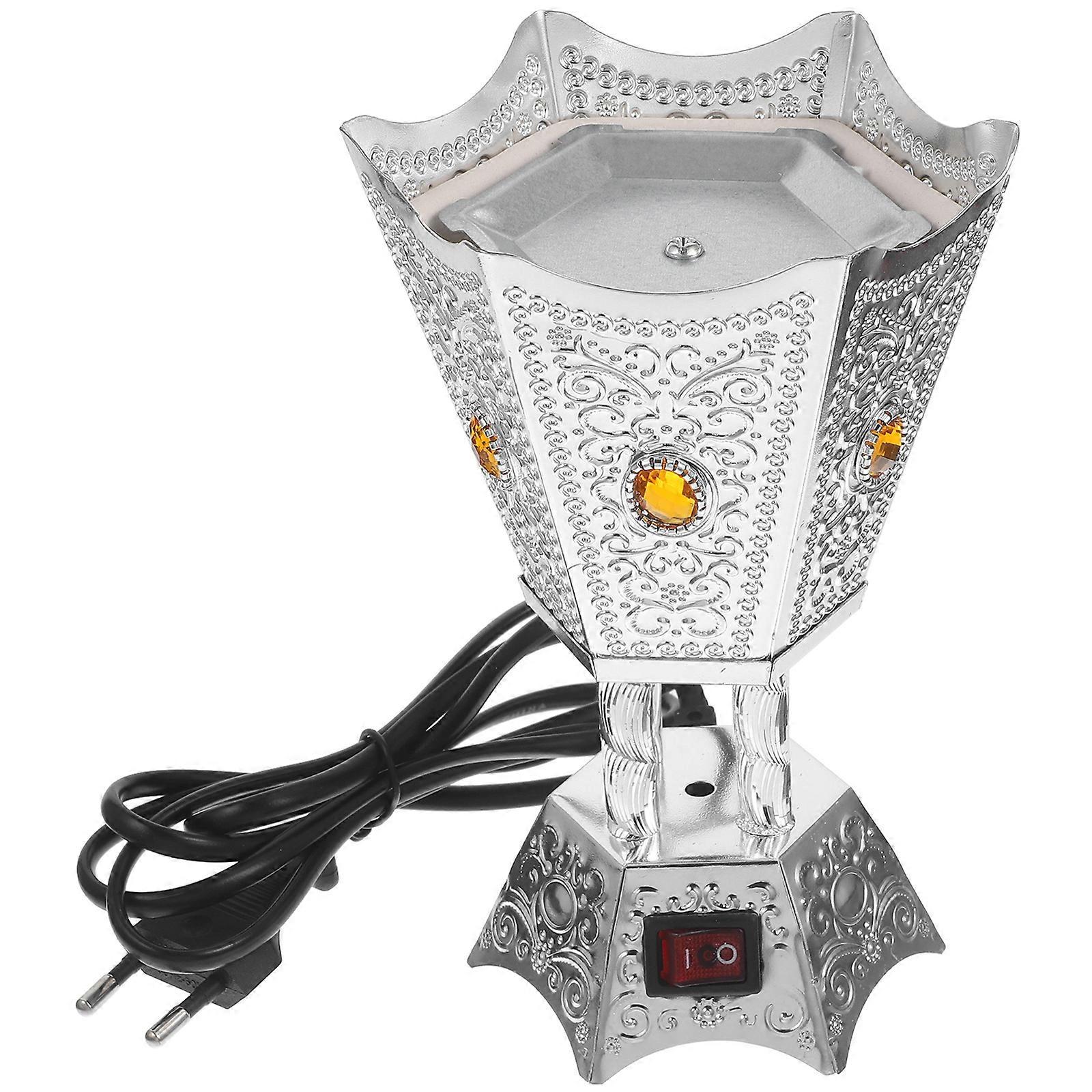 Plug In Censer Burner Incense Use Relaxation Time Silver 17.00X11.50X11.50CM 1Set