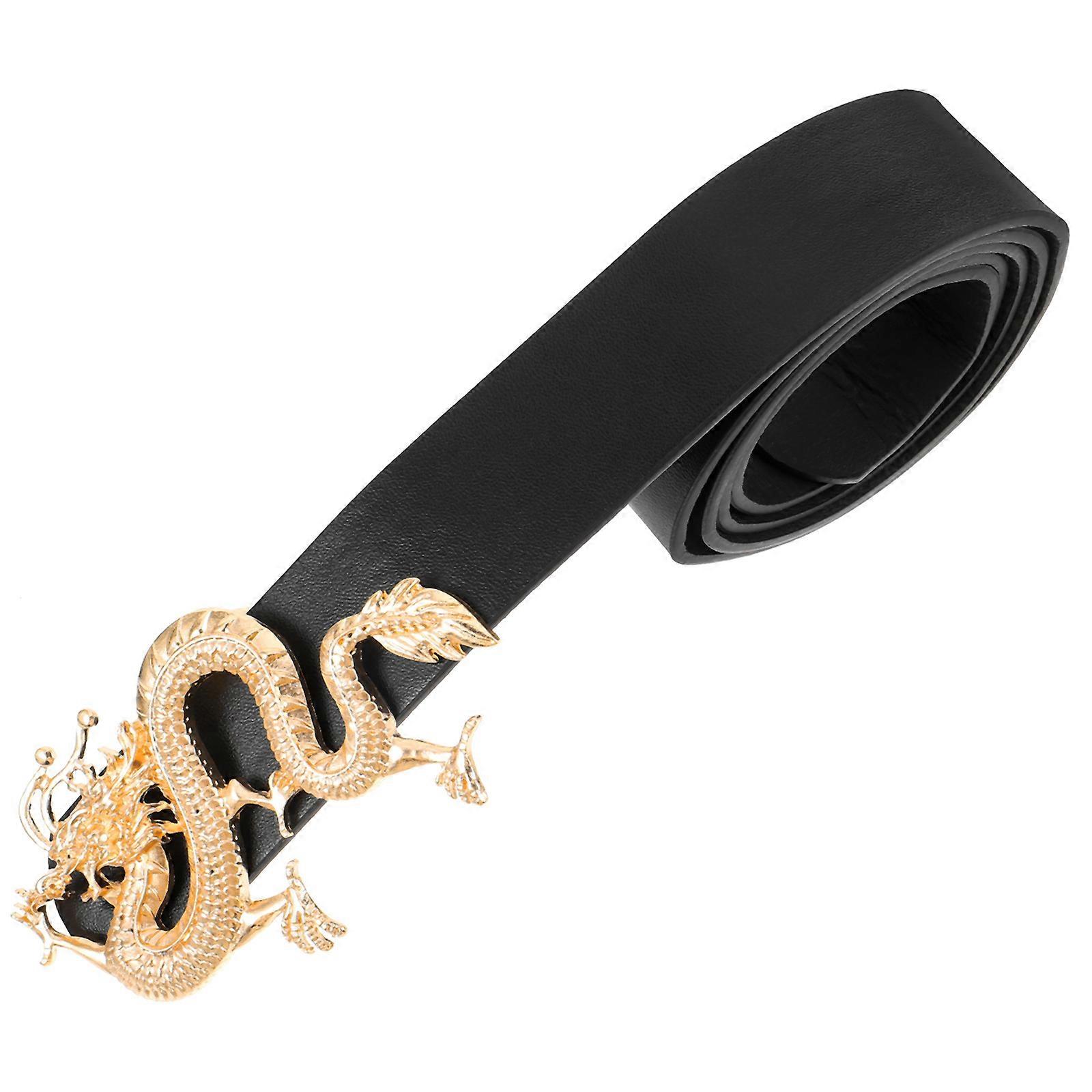 Cinturón con temática de dragón, retro y elegante, ropa cómoda