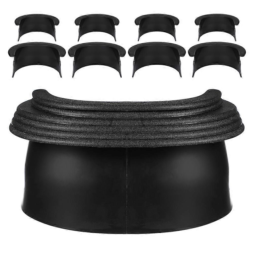 Pool Table Pocket Hole Liners Billiard Table Liner Casual Players Tournament Settings Durable ABS Material 1 Set