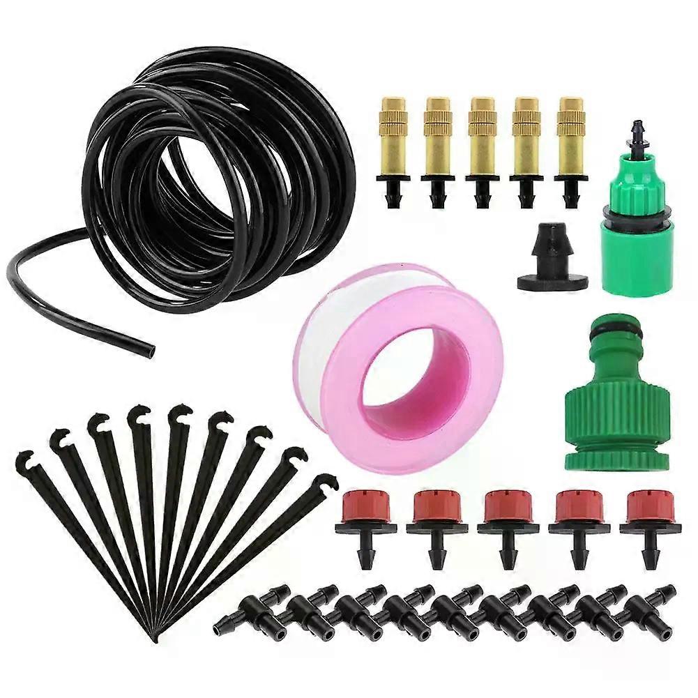 10m Garden Automatic Drip Irrigation System Garden Irrigation Kit Adjustable Drip Irrigation Kit