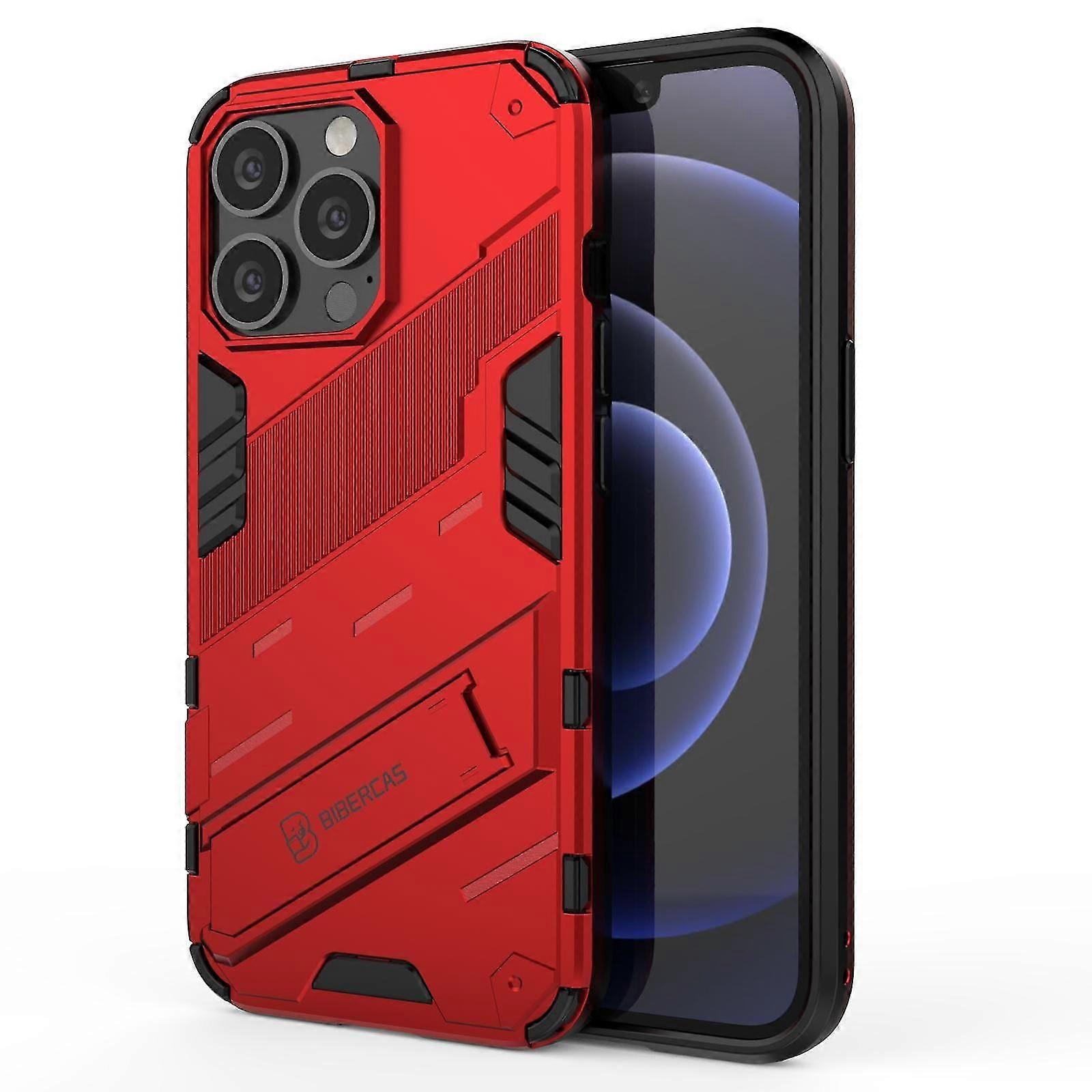Slim Case For iPhone12 Pro Max Shockproof Dual-Layer Stand Cover