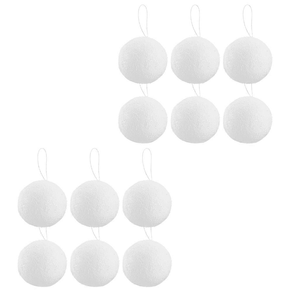 Small Decorations For Christmas Tree Pendants Perfect For Anniversaries And Parties 6cm x 6cm x 6cm 12Pcs