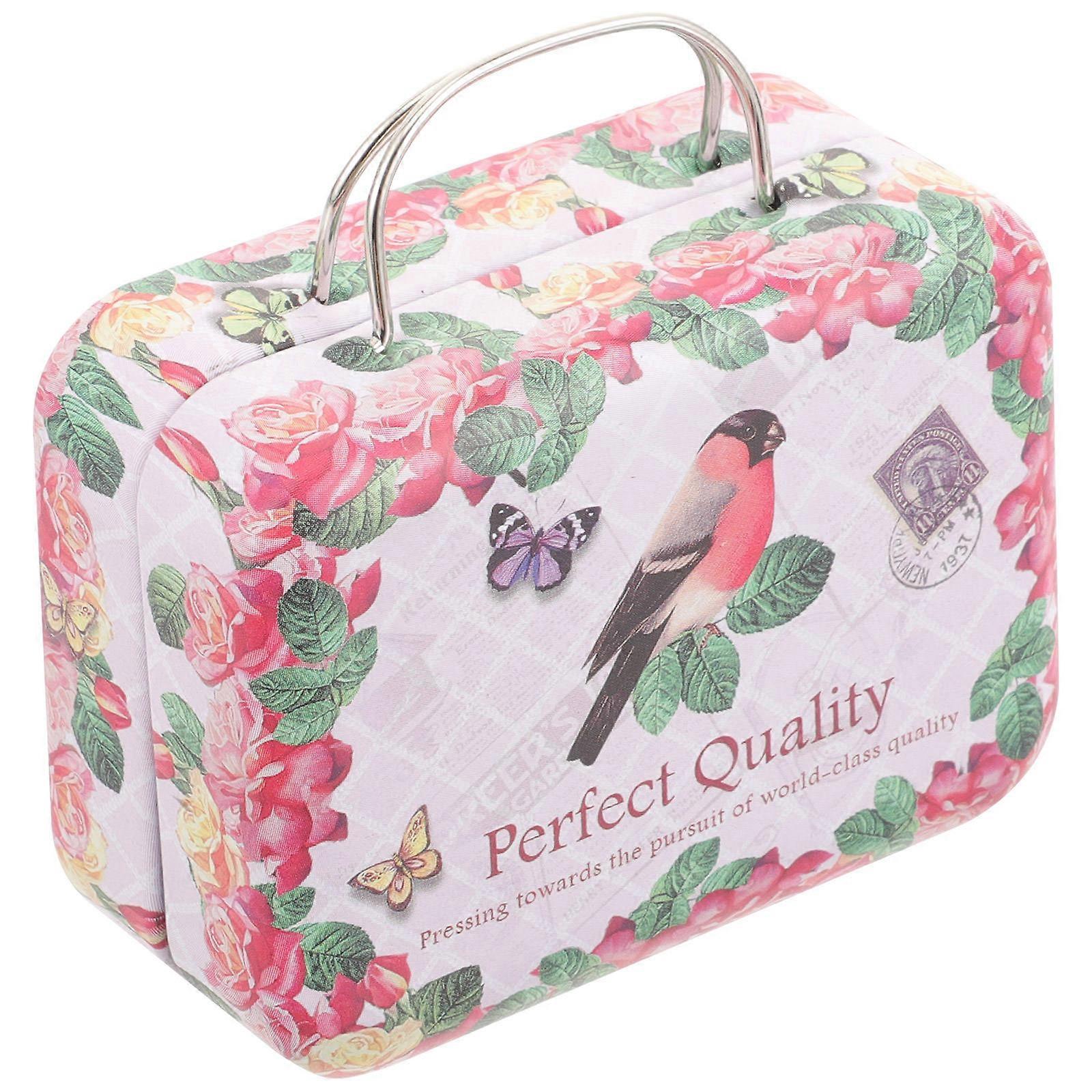 Small Keepsake Box Mini Trinkets Case For Women .6x7.5x3.3cm Multi Color Function 1Pcs