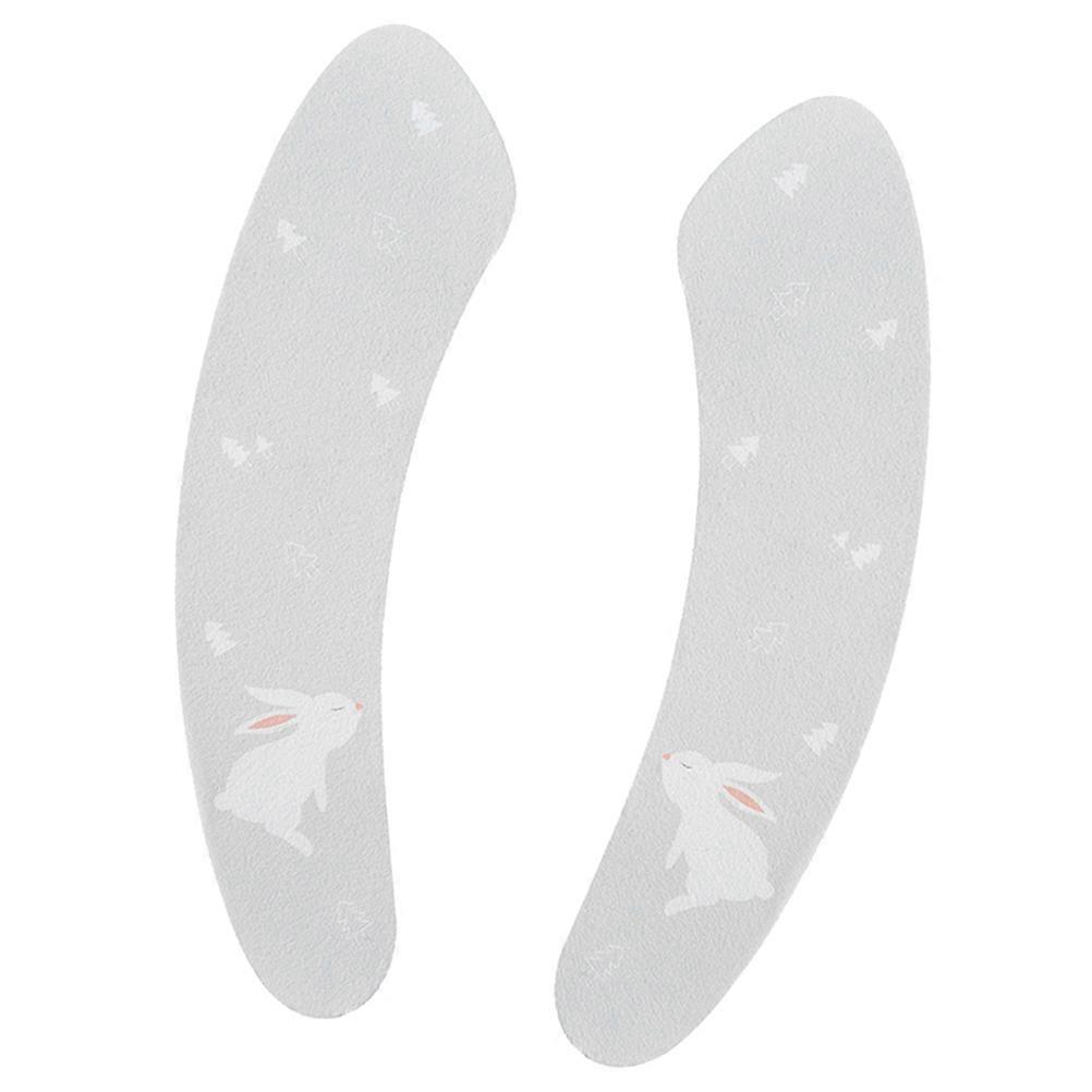 Waterproof Toilet Seat Pad Cover Stylish Simple Rabbit Design for Elderly 1 Pair