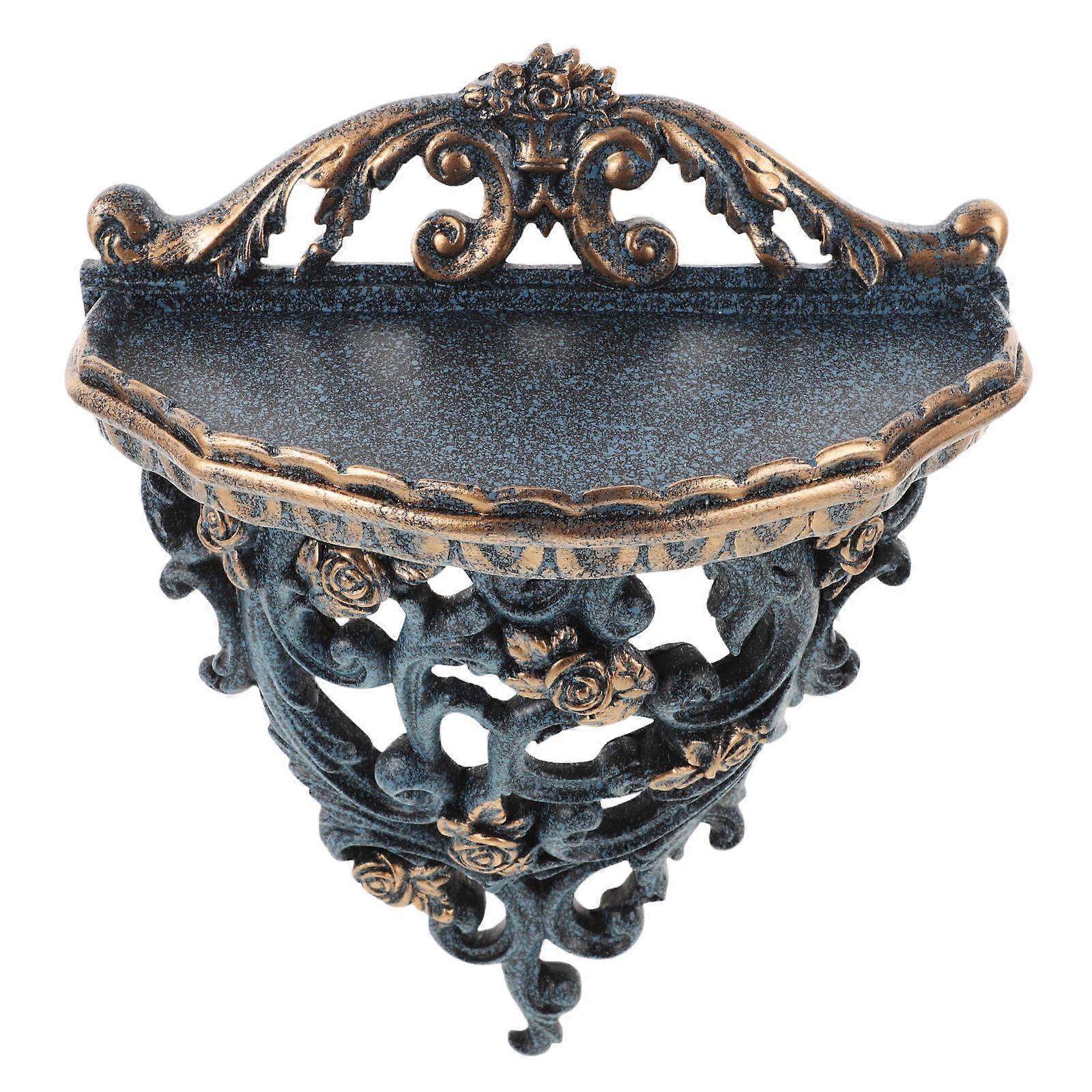 European Style Floating Shelf Wall Mount Organizer For Home Organization Measuring 26.00X19.50X10.00CM Providing Multi-Functional Storage 1Set