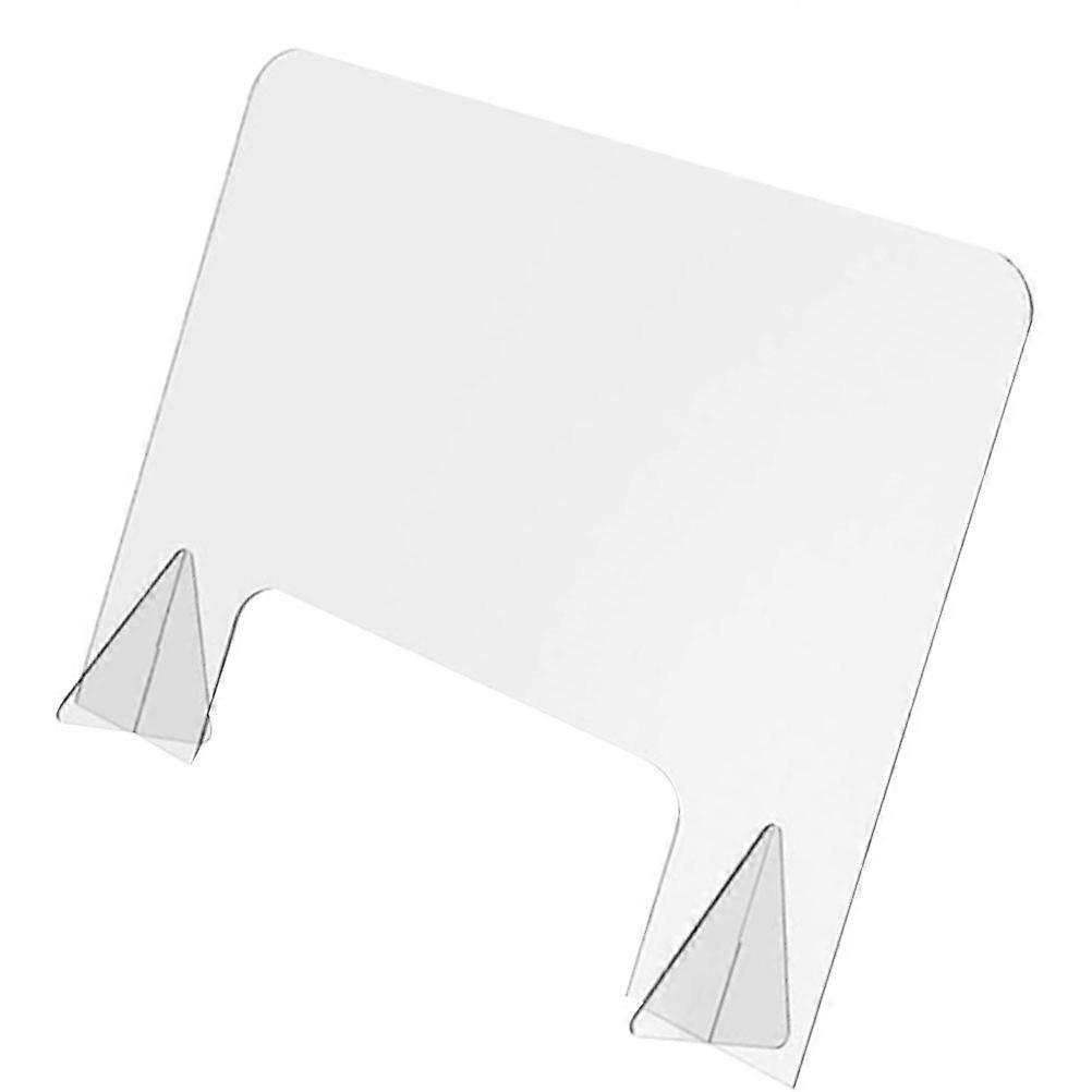 Transparent Acrylic Office Desk Partition Panel for Easy Cleaning – Protective Divider for Workstations, Schools, and Canteens