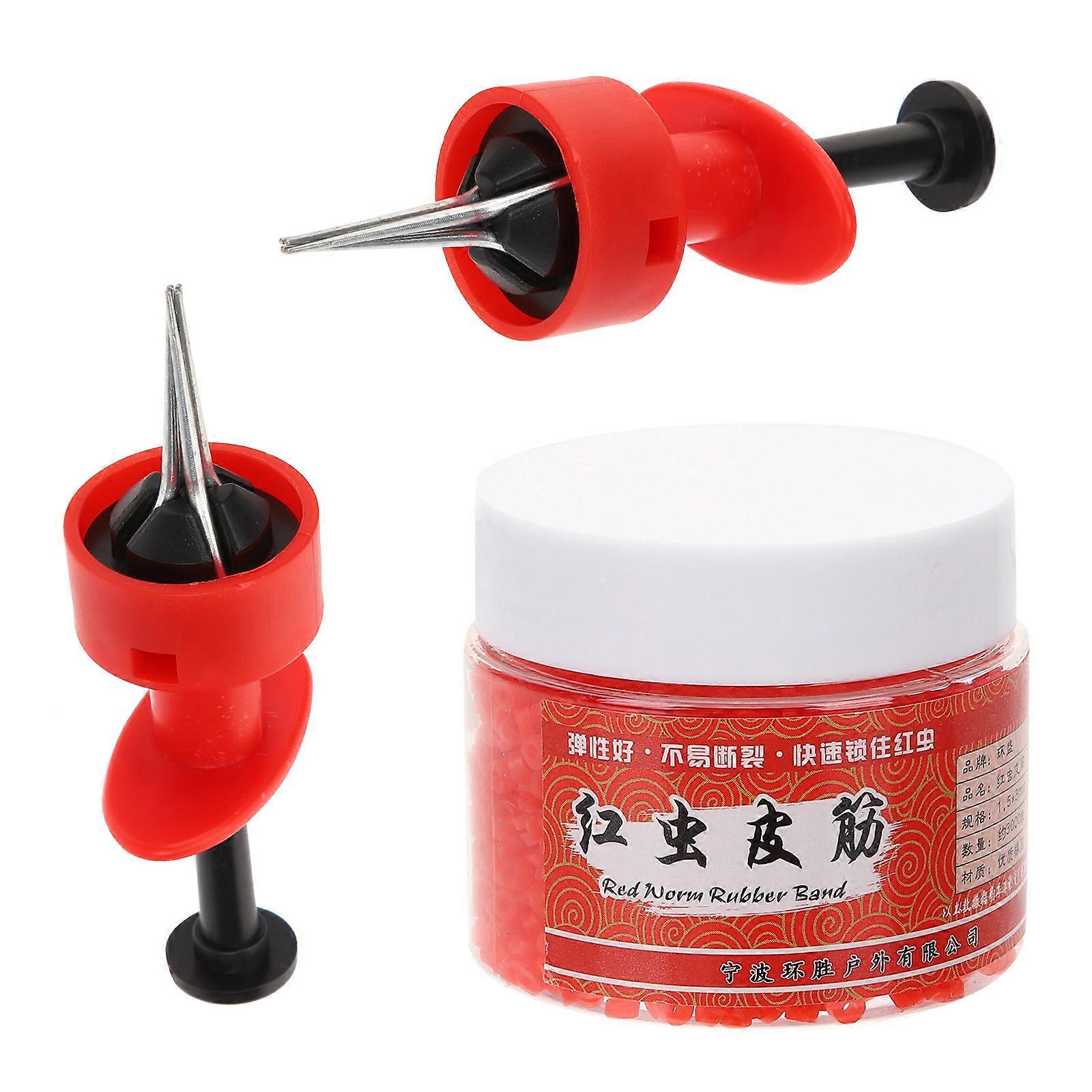 Outdoor Fishing Bait Holder Worm Containers 1 Set Clips Ideal For Amateur Fishermen With Practical Design