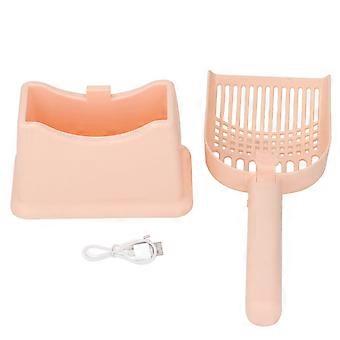 Electric Scoop Strong Vibrating Rechargeable Quiet Operating Portable Cordless Cat Litter Scooper for Home