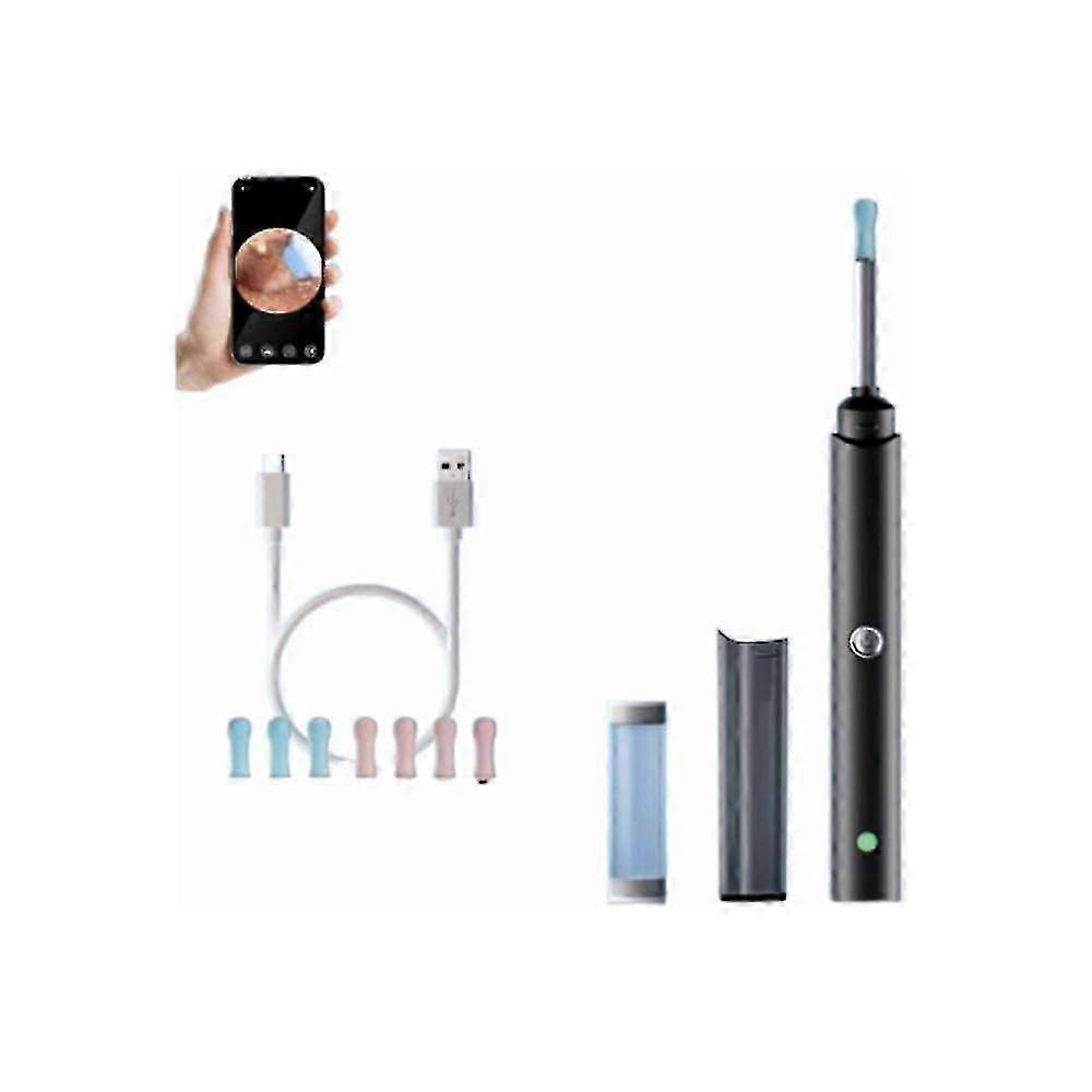 Środek do czyszczenia uszu Slivor VisioEar z kamerą HD i światłem LED do bezpiecznego usuwania woskowiny