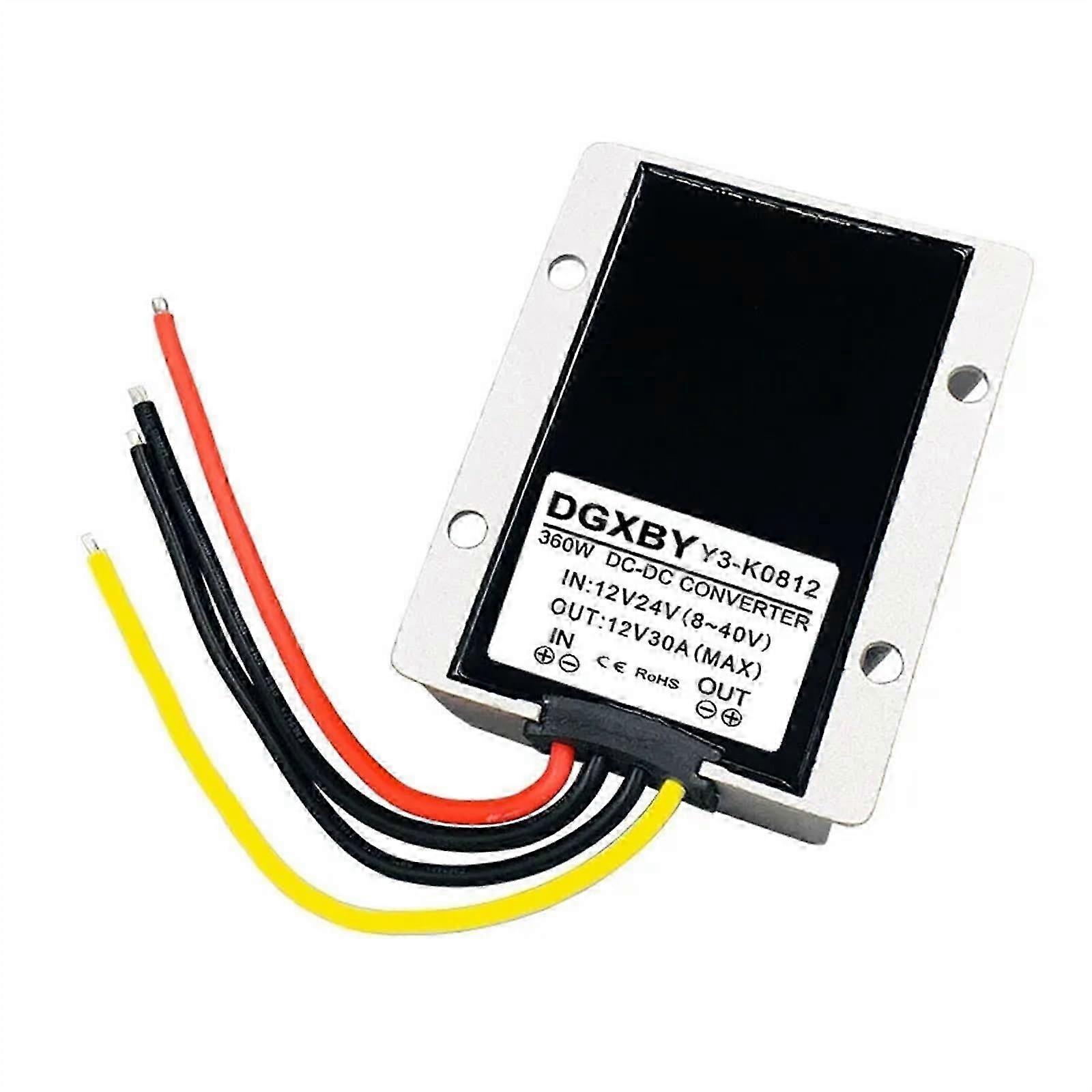 2025 12V 24V to 12V 15A 20A 25A Stabilized Power Supply Module DC 840V to 12V 5A 8A 10A Auto Display Automatic BuckBoost Converter (840V to 12V 30A)