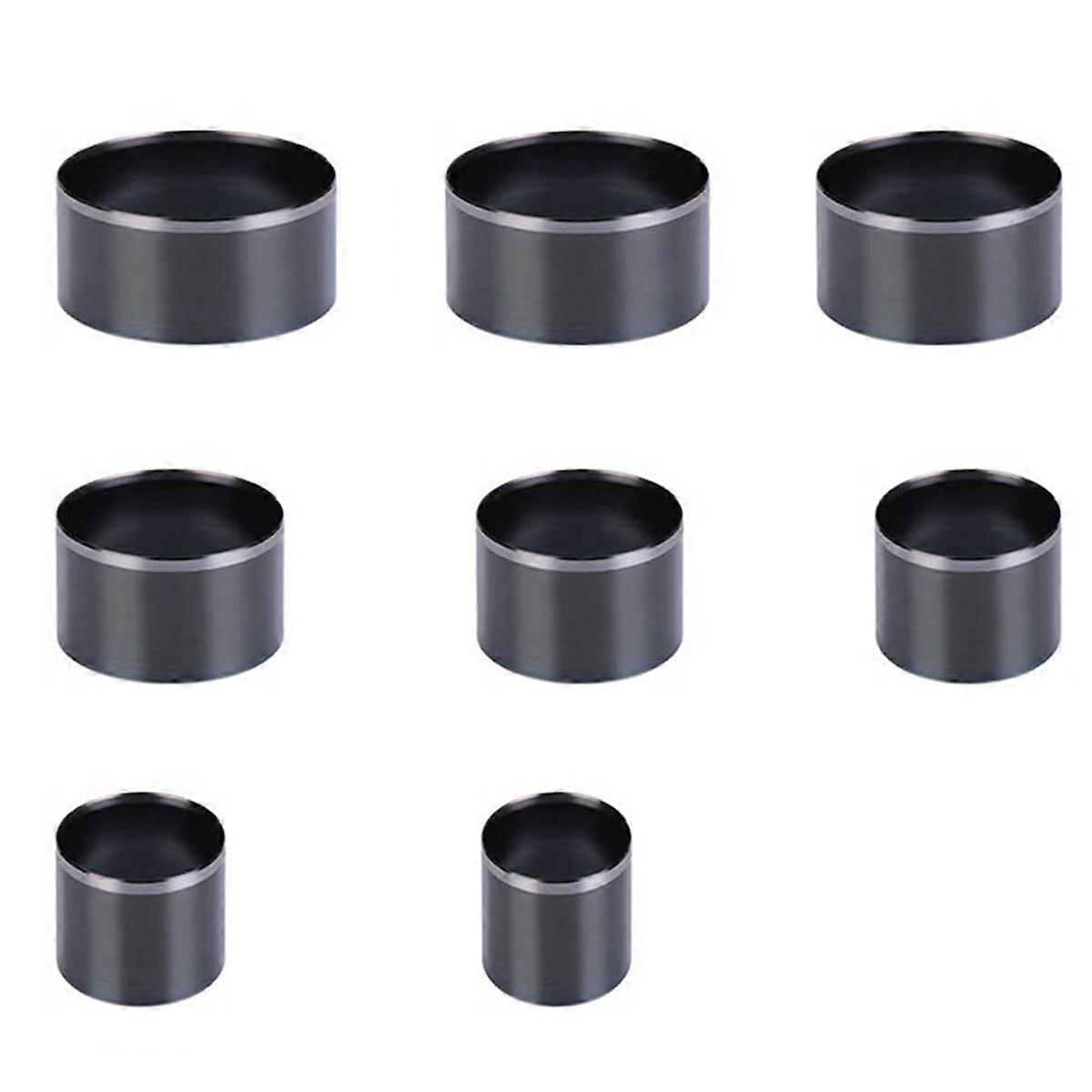 8 أحجام ثقب لكمة مجموعة أدوات القطع الدائرة الجلدية جولة ثقب لكمة 20 مم - 55 ملليمتر لكمة جوفاء قطع