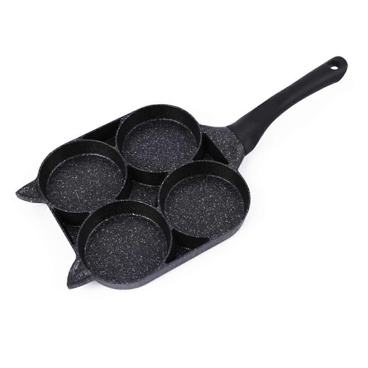 Four Hole Non Stick Egg Frying Pan Mold Ergonomic Design for Safe Cooking for Omelettes and Pancakes Egg Cooking Tool