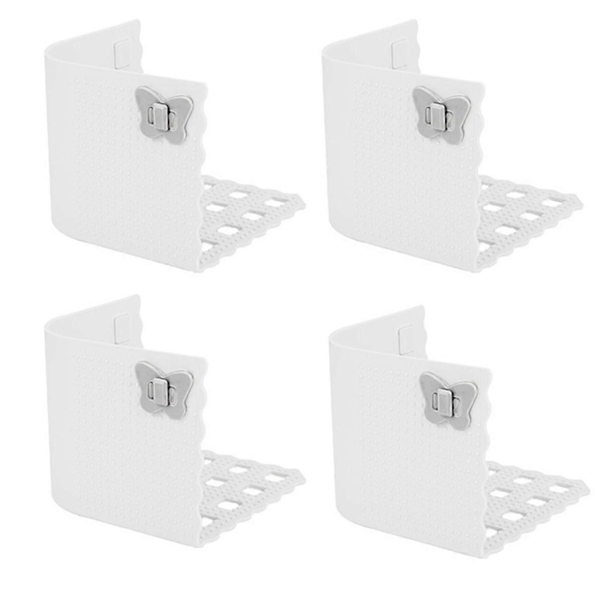 Bed Sheet Holders,Fitted Sheet Straps Holder Sheet Clips,Keep Sheets Firm&Tight in Place Heavy Duty Silicone 4Pack A