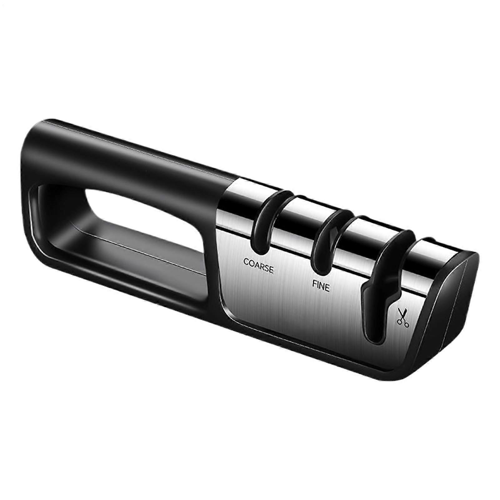 3-Stage Knife Sharpener for Kitchen and Outdoor Use