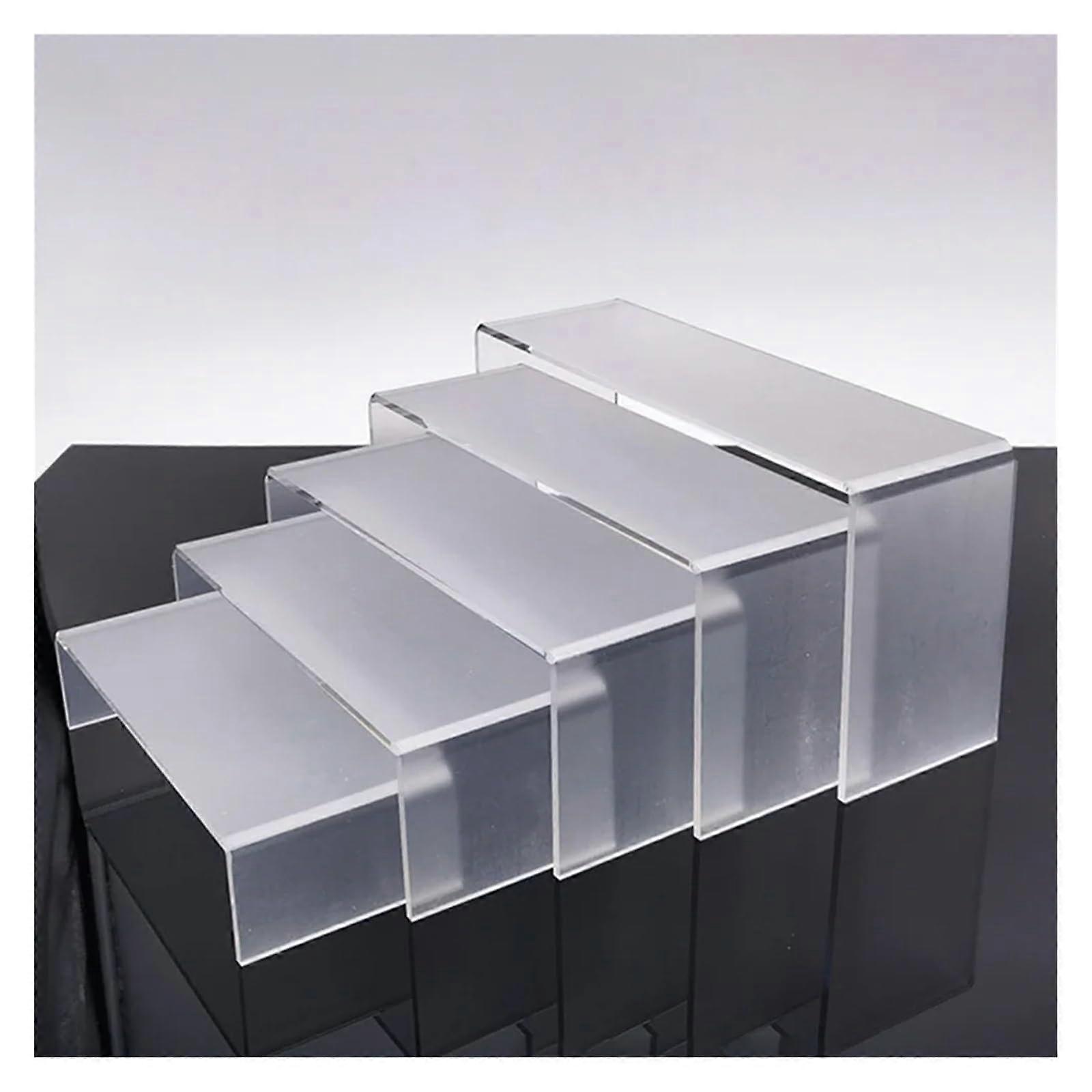 Acryl U Form Display Stand 5-Piece Set Clear Storefront Window Display Rack Transparent Shelf Holder