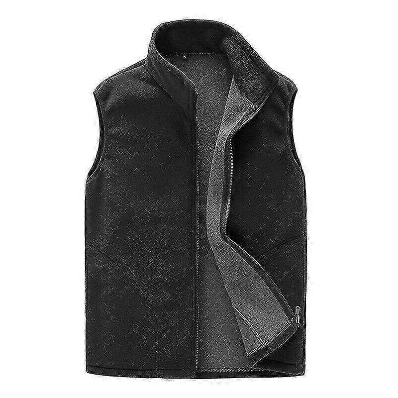 Men Bodywarmer Fleece Gilet Full Zip Work Sleeveless Vest Jacket Co...