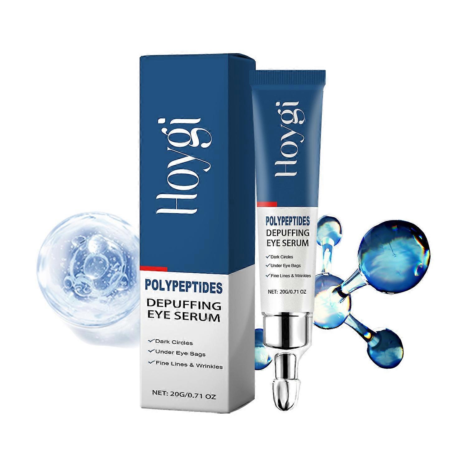 1-6x HOYGI Depuffing Eye Serum 20g Eye Treatment Balm for Puffiness & Wrinkles Fine Lines