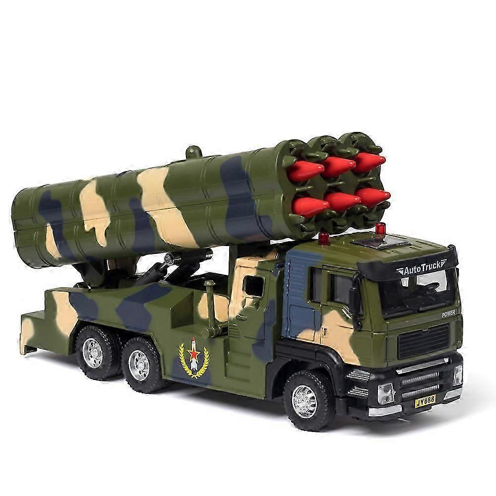 Realistic Military Missile Rocket Launcher Model with Light and Sound Effects for Collectors