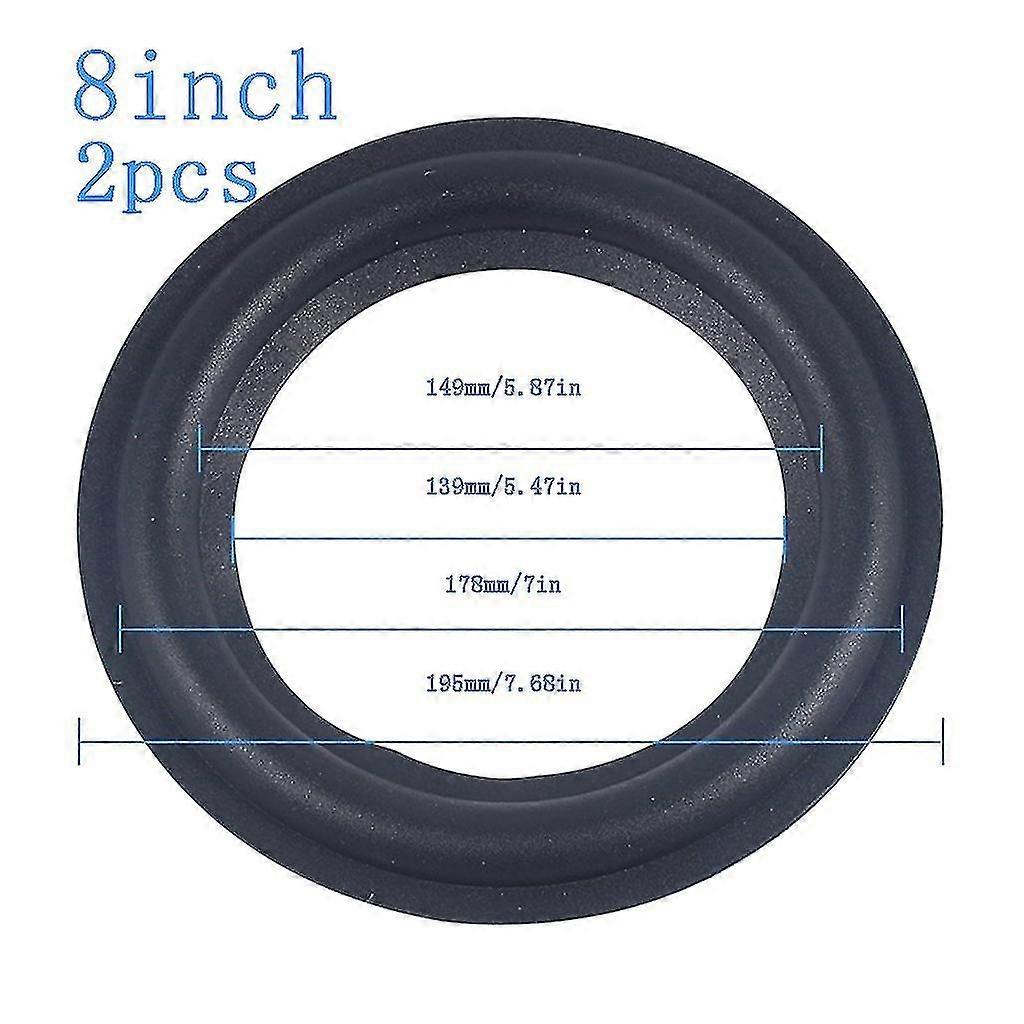 Speaker foam surround edge repair kit, 2-piece set, multiple sizes suitable for various speaker specifications