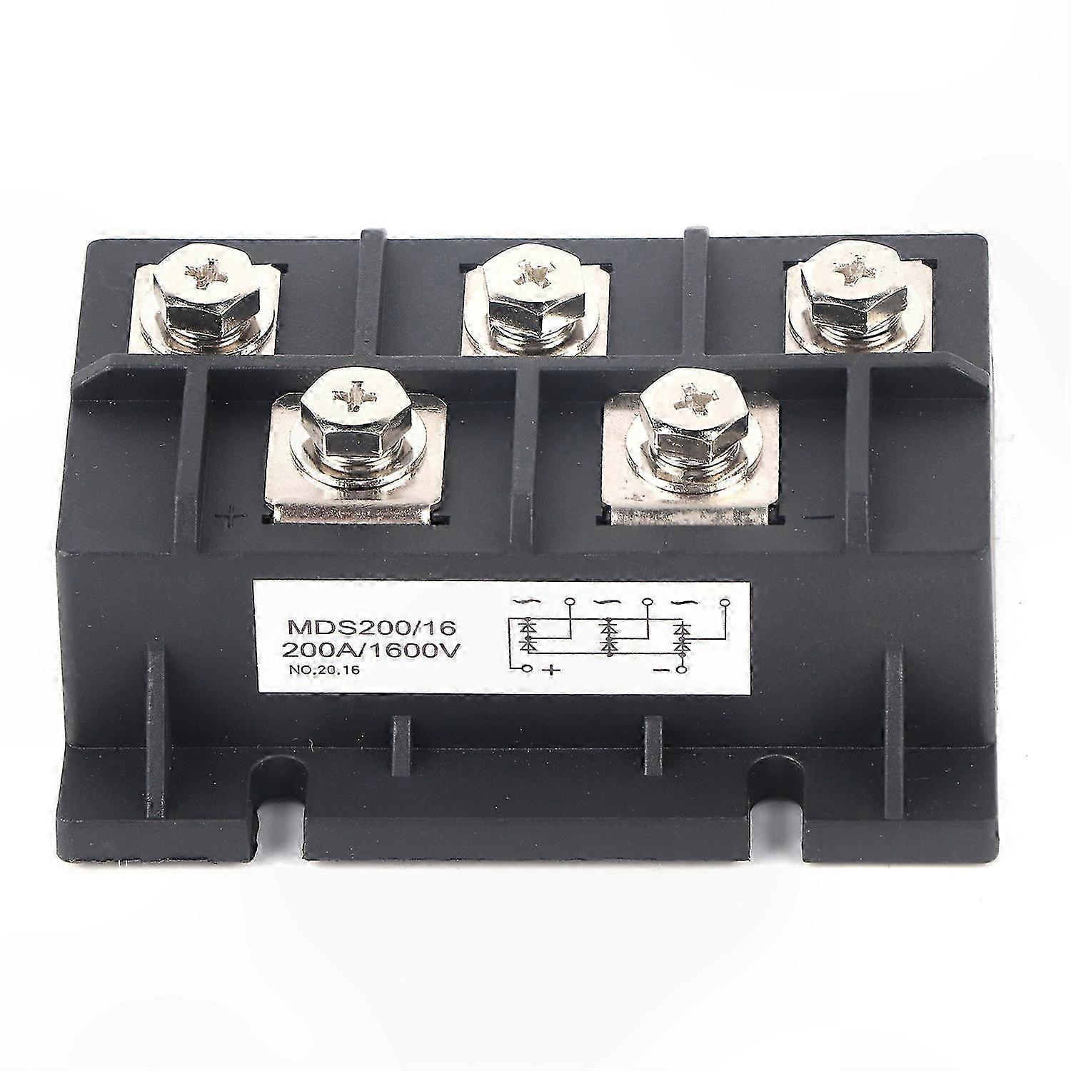 200A 1600V Three-Phase Diode Bridge Rectifier Power Module for Industrial Applications MDS200A
