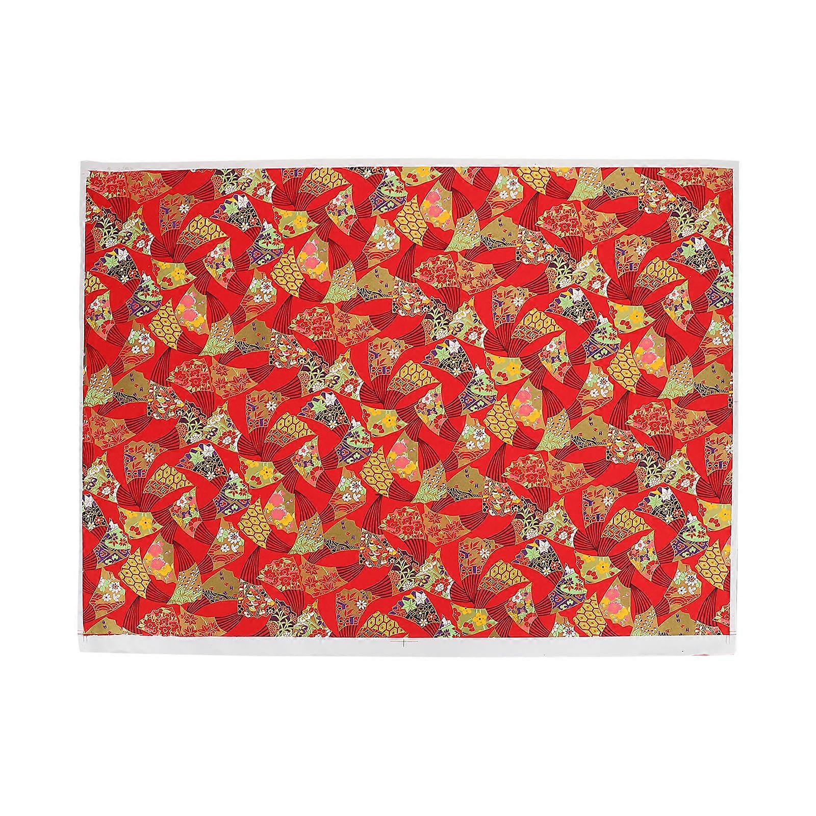 DIY Gift Packing Paper Sheet Designed For Individuals Craft Enthusiasts Red 1Set