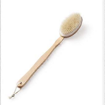 Brosse pour le corps, brosse de bain, brosse de massage, brosse pour le dos, avec long bambou amovible