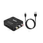 For Rca To Hdmiav To Hdmi Converter1080p Mini Rca Cvbs Video Audio Converter Adapter Palntsc For