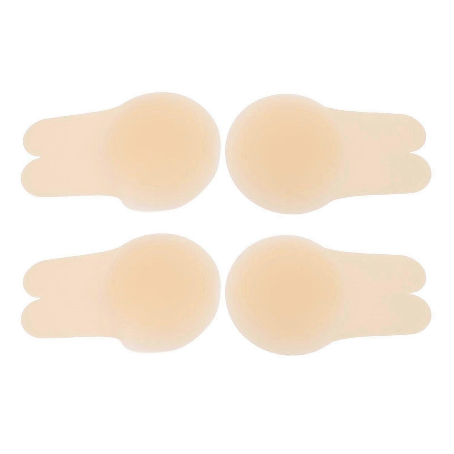 2025 Latest Model 2 Pairs Rabbit Ear Shape Lifting Nipple Cover Reusable Self ...