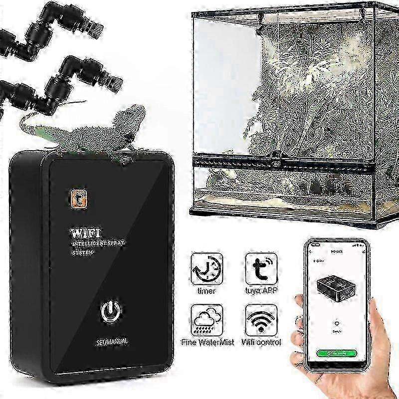 Water Timers Wifi Intelligent Reptile Spray Humidifier App Control Mist Timing Spray System Irrigation Timer For Rainforest Plants SZRH A-B