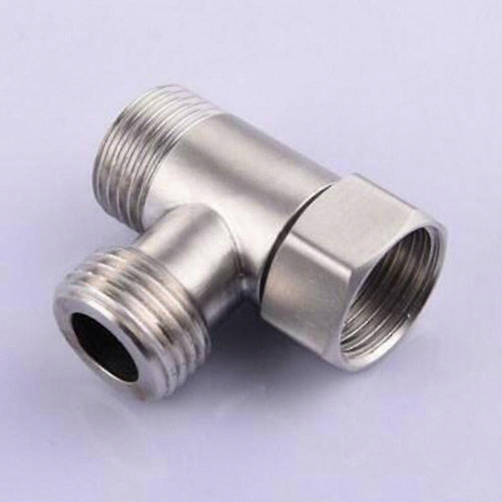 Bath Bidet Sprayer T-Valve Adapter G1/2 for Shower and Toilet Connection